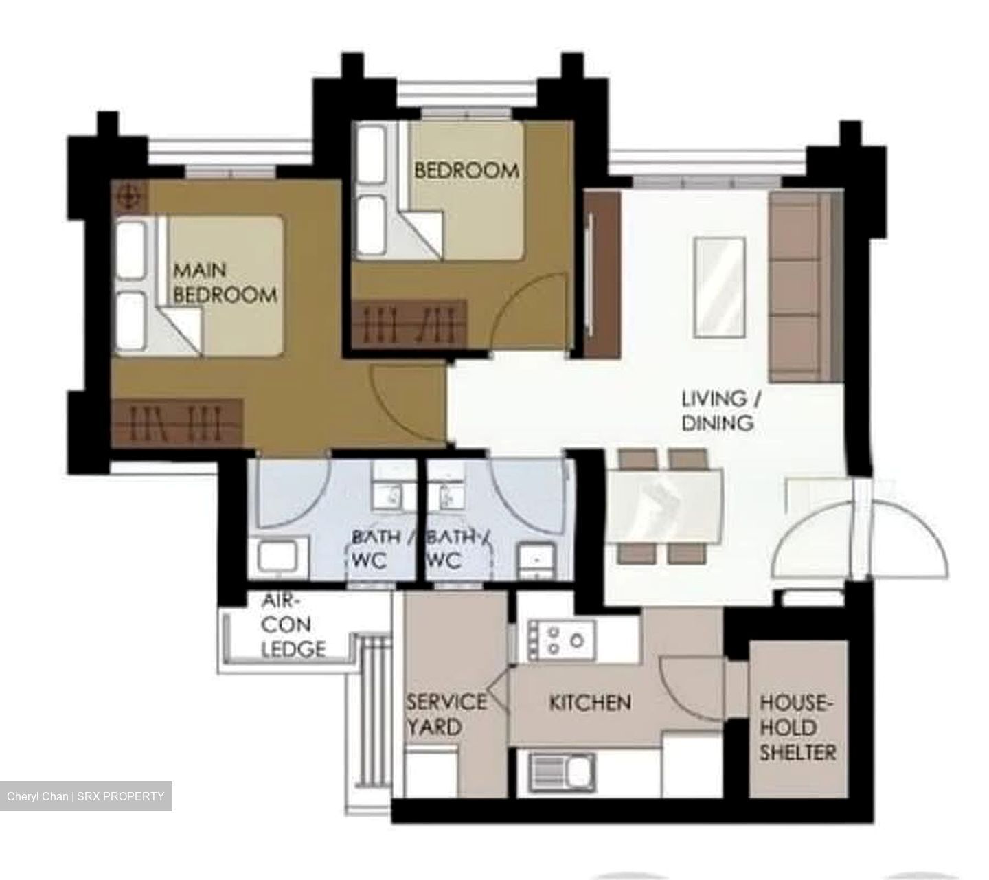 Blk 32 Skyresidence @ Dawson (Queenstown), HDB 4 Rooms #570086491